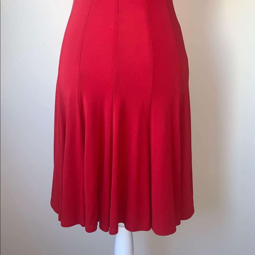 Moda International Red Dress Size 6 - Picture 5 of 7